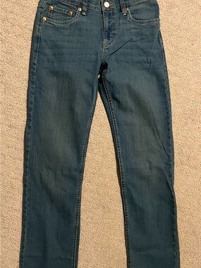 Boys Levi’s 511 Size 14 Slim Flex Straight-Leg Dark Blue Jeans